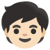 child: light skin tone on Google