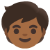 child: medium-dark skin tone on Google
