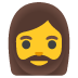 woman: beard on Google