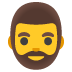 man: beard on Google