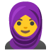 woman with headscarf on Google