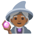 woman mage: medium-dark skin tone on Google