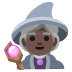 woman mage: dark skin tone on Google