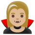 woman vampire: medium-light skin tone on Google