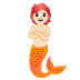 merperson: light skin tone on Google