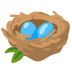 nest with eggs on Google