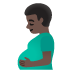 pregnant man: dark skin tone on Google