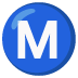 circled M on Google