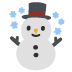 snowman on Google