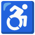 wheelchair symbol on Google