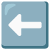 left arrow on Google