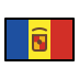 flag: Andorra on OpenMoji