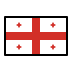 flag: Georgia on OpenMoji