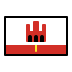 flag: Gibraltar on OpenMoji