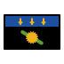 flag: Guadeloupe on OpenMoji