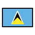 flag: St. Lucia on OpenMoji