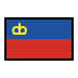 flag: Liechtenstein on OpenMoji