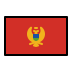 flag: Montenegro on OpenMoji