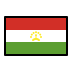 flag: Tajikistan on OpenMoji