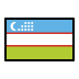 flag: Uzbekistan on OpenMoji