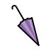 closed umbrella on OpenMoji