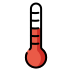 thermometer on OpenMoji