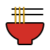 steaming bowl on OpenMoji
