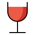 wine glass on OpenMoji