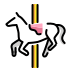 carousel horse on OpenMoji