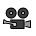 movie camera on OpenMoji