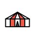 circus tent on OpenMoji