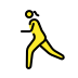 woman running on OpenMoji