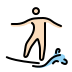 person surfing: light skin tone on OpenMoji