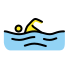 man swimming on OpenMoji