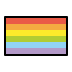 rainbow flag on OpenMoji