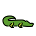 crocodile on OpenMoji