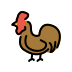 rooster on OpenMoji