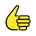 thumbs up on OpenMoji
