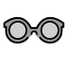 glasses on OpenMoji