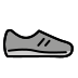 running shoe on OpenMoji