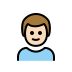 boy: light skin tone on OpenMoji