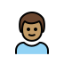 boy: medium skin tone on OpenMoji