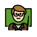 man teacher: light skin tone on OpenMoji