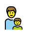 family: man, boy on OpenMoji