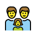 family: man, man, girl on OpenMoji