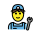 man mechanic on OpenMoji