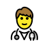 man health worker on OpenMoji