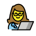 woman technologist on OpenMoji