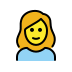 woman on OpenMoji