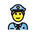 man police officer on OpenMoji